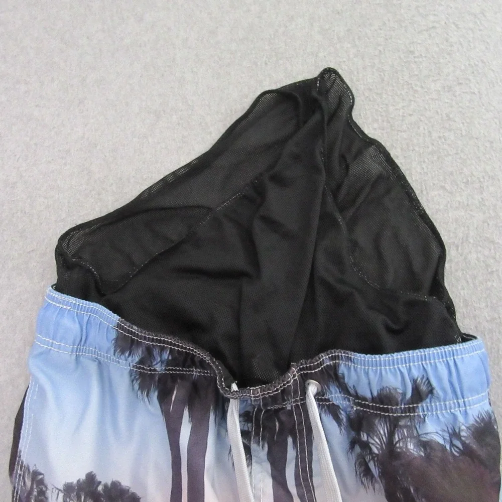 Page One Mens Board Shorts L Cityscape Santa Monica Venice All Over